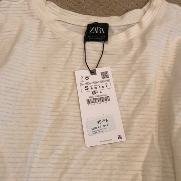 Zara textured dress with drawstrings - Picture 2 of 2